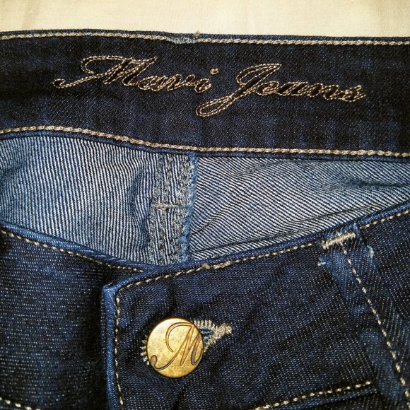 Mavi "Adriana" Mid-Rise Super Skinny Blue Jeans - Picture 3 of 8